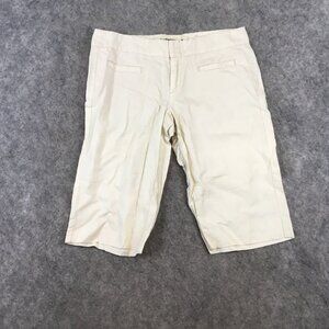 Anthropologie Daughters of the Liberation Shorts 4 Chino Bermuda Skimmer Khaki